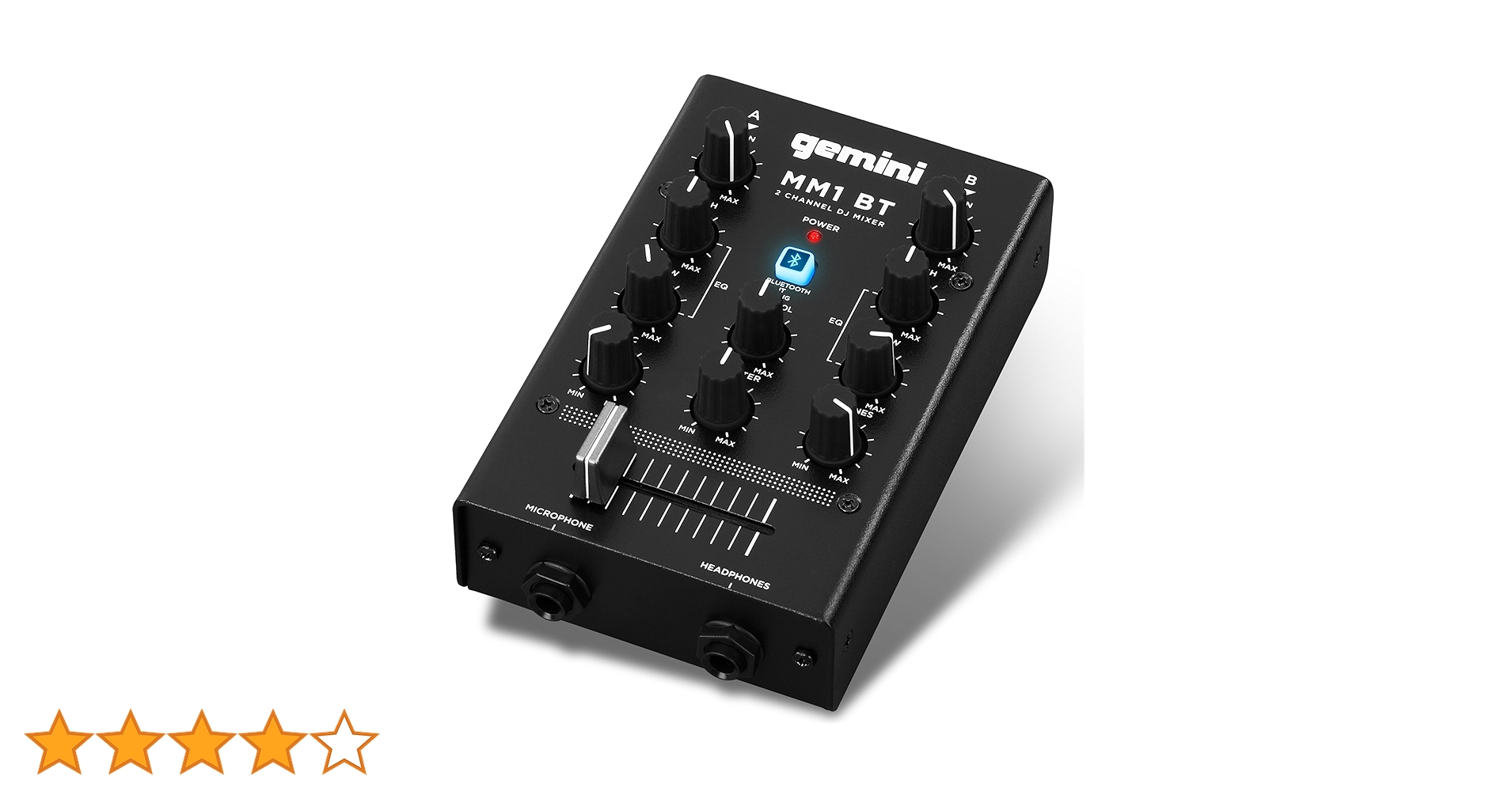 gemini mm1 DJミキサー Pro DJ Audio Equipment 2 Channel Studio Mixers